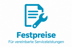 Festpreise gelten für die vereinbarten Serviceleistungen.